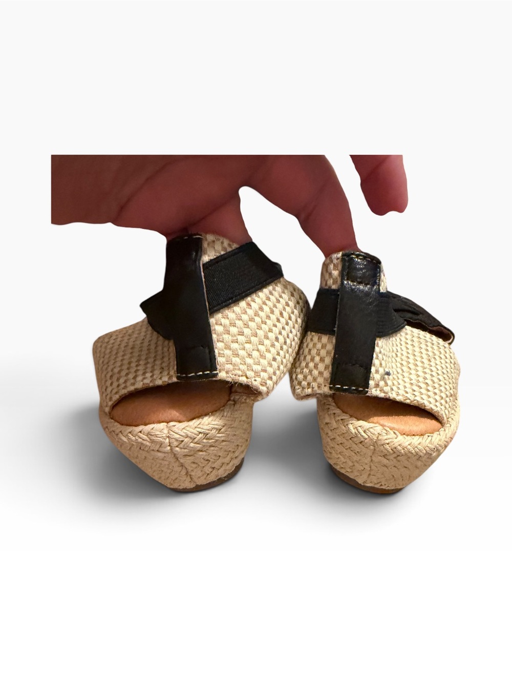 Gentle Souls Luci Wedge Sandal Leather size 7 - Picture 4 of 6